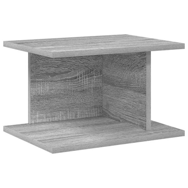 vidaXL Comodino Grigio Sonoma 40 x 30 x 25 cm Legno multistrato