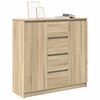 vidaXL Credenza con Cassetti Rovere Sonoma 100,5x35x98,5 cm Truciolato