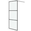 vidaXL Parete Doccia Walk in 80x195 cm Vetro Smerigliato ESG