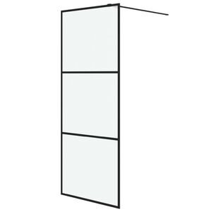 vidaXL Parete Doccia Walk in 80x195 cm Vetro Smerigliato ESG