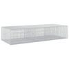 vidaXL Gabione con Filo da 3,5 mm e Rete da 5x2,5 cm 250x100x50 cm