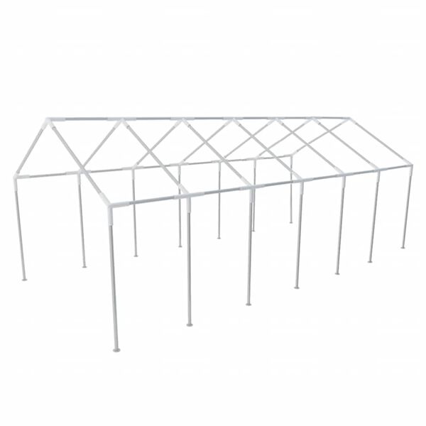 vidaXL Tenda per Festa da Giardino Bianca 12 x 6 m