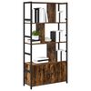 vidaXL Libreria Rovere fum&eacute; 80 x 30 x 155,5 cm Legno multistrato