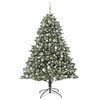 vidaXL Albero di Natale artificiale Verde 126 x 126 x 180 cm