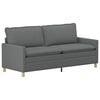 vidaXL Divano Grigio Scuro 196 x 81 x 87,5 cm Tessuto