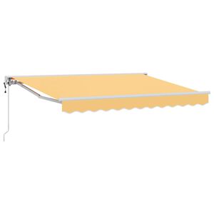 vidaXL Tenda retrattile Sabbia 2,5 x 2 m Poliestere e Alluminio