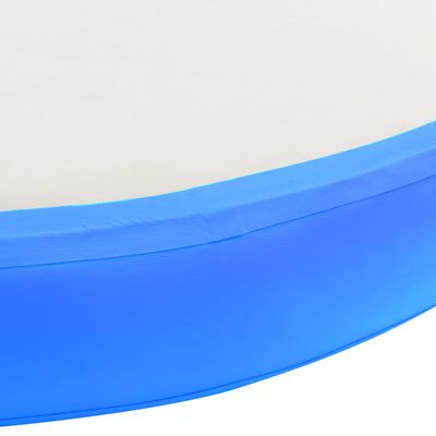 vidaXL Tappetino Ginnastica Gonfiabile con Pompa 100x100x10cm PVC Blu