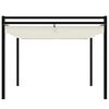 vidaXL Gazebo da Giardino con Tetto Retrattile Crema 3x3m in Alluminio