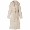 vidaXL Accappatoio senza Cappuccio Beige xl Flanella