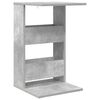 vidaXL Tavolo laterale Grigio cemento 40 x 35 x 60,5 cm