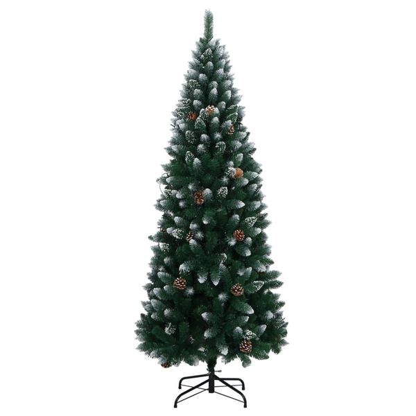vidaXL Albero di Natale Artificiale con 300 LED 210 cm