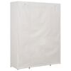 vidaXL Armadio Bianco 135x40x170 cm in Tessuto