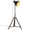 vidaXL Lampada da Terra 25 W Nera 75x75x90-150 cm E27