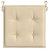 vidaXL Cuscini per Sedia 2 pz Beige 50x50x4 cm in Tessuto Oxford