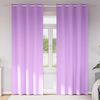 vidaXL Tende Blackout con Anelli 2 pcs Viola 260 x 140 cm Poliestere