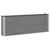 vidaXL Letto rialzato da giardino Grigio 200 x 30 x 72 cm