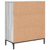 vidaXL Credenza Grigio Sonoma 69,5 x 33 x 82 cm Legno multistrato
