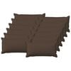 vidaXL Cuscino con cuscino HOUTEN 12 pz Tortora Lino