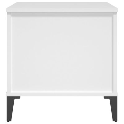 vidaXL Tavolino da Salotto Bianco 60x44,5x45 cm in Legno Multistrato