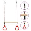 vidaXL Barra Oscillante a Trapezio con Anelli