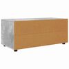 vidaXL Mobile TV Grigio cemento 100 x 48 x 43 cm Legno multistrato