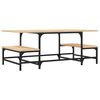 vidaXL Tavolino Salotto Rovere Sonoma 100x50,5x40 cm Legno Multistrato