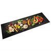 vidaXL Tappeto da Cucina Lavabile Spezie 60x180 cm Velluto