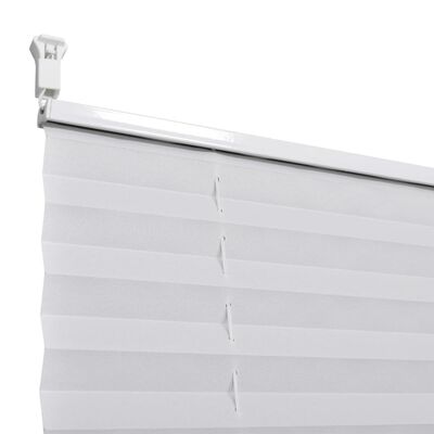 Tenda plissè 80x125cm bianca