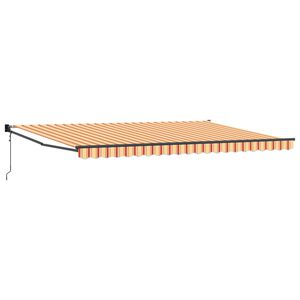 vidaXL Tenda da Sole Crema 500 x 300 x 165 cm Poliestere e Metallo
