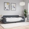 vidaXL Letto da Giorno Grigio Scuro 90x190 cm in Velluto
