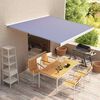 vidaXL Tendone Parasole in Tela Blu e Bianco 500x300 cm