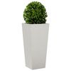 vidaXL Fioriera da Giardino 35x35x75 cm in Acciaio Inox