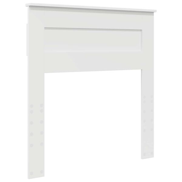 vidaXL Testiera Bianco 100 cm Legno multistrato