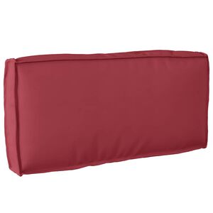 vidaXL Cuscino Rosso Vino 80 x 40 x 12 cm Tessuto Oxford