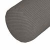 vidaXL Cuscini a rullo 2 pcs Grigio chiaro &Oslash; 25 x 70 cm