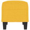 vidaXL Panca Giallo Chiaro 70x35x41 cm in Tessuto