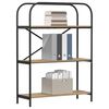 vidaXL Libreria Rovere artigianale 80 x 30 x 109 cm Legno multistrato