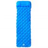 vidaXL Materasso da Campeggio Gonfiabile con Cuscino 1 Persona Blu