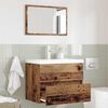 vidaXL Set di Mobili da Bagno 2 pcs Legno vecchio 57 x 37 x 45 cm