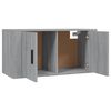 vidaXL Mobili Porta TV a Parete 3 pz Grigio Sonoma 80x34,5x40 cm