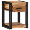 vidaXL Armadio da Notte 2 pz Marrone 40 x 35 x 50 cm