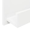 vidaXL Scaffale per riviste Bianco 51 x 11 x 102 cm Legno multistrato