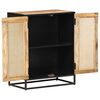 vidaXL Credenza 60x35x75 cm in Legno di Mango Grezzo e Canna Naturale