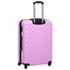 vidaXL Set Valigie Trolley a Custodia Rigida 2 pz Rosa in ABS