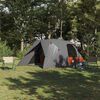 vidaXL Tenda a Cupola con tetto Grigio e arancione 455 x 252 x 178 cm