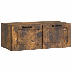 vidaXL Mobile Porta TV da Muro Rovere Fumo 78,5 x 41 x 30 cm