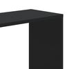 vidaXL Libreria 5 Ripiani Nera 45x23,5x162,5cm in Legno Multistrato