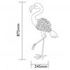Luxform Luce da Giardino LED Solare Decorativa Flamingo Rosa 30111
