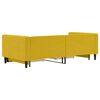 vidaXL Divano Letto Estraibile con Cassetti Giallo 90x200cm in Velluto