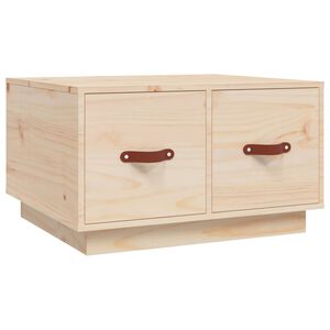 vidaXL Tavolino da Salotto 60x53x35 cm in Legno Massello di Pino